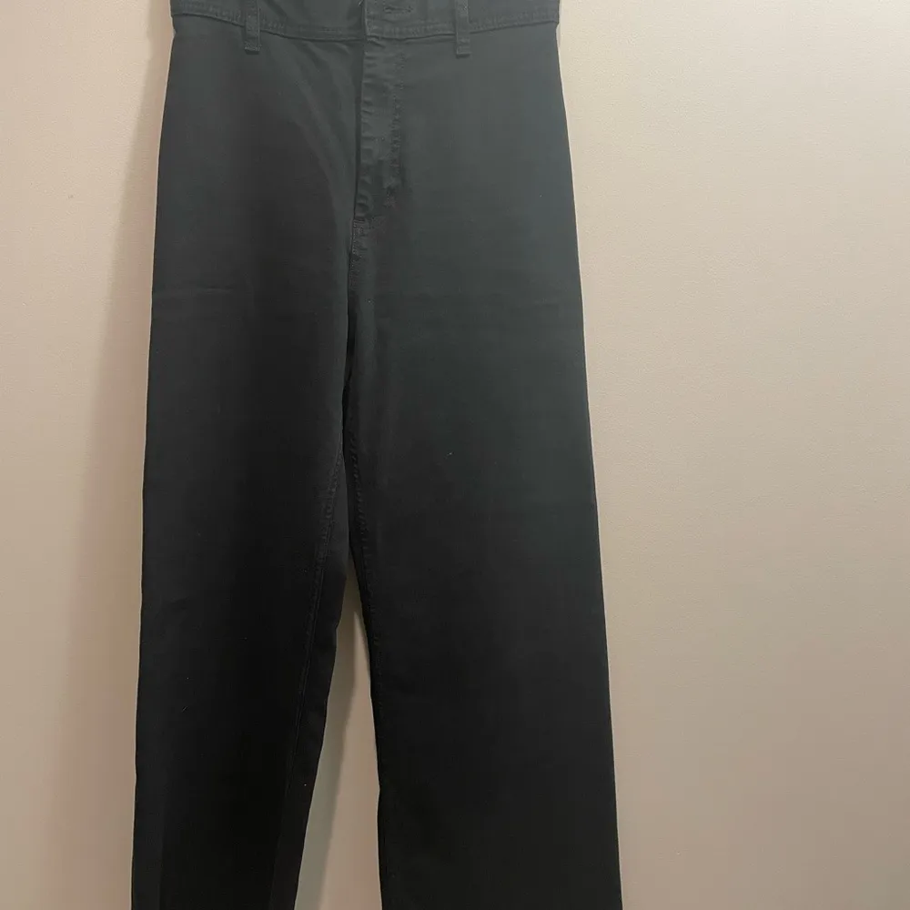 Zara Black Straight Cut Jeans ( thick) - Image 3