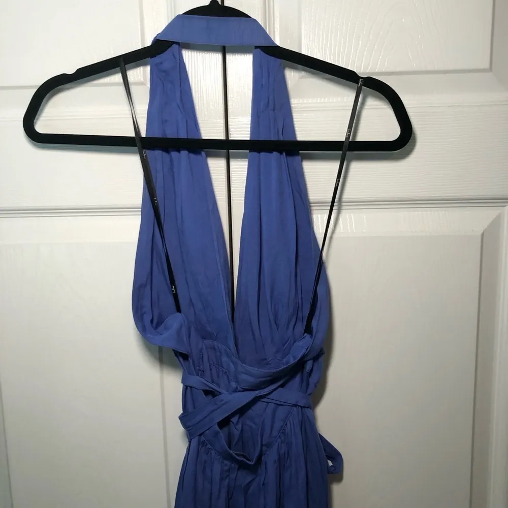 Lulus Magical Movement Periwinkle Blue Wrap Maxi Dress Size S - Image 7