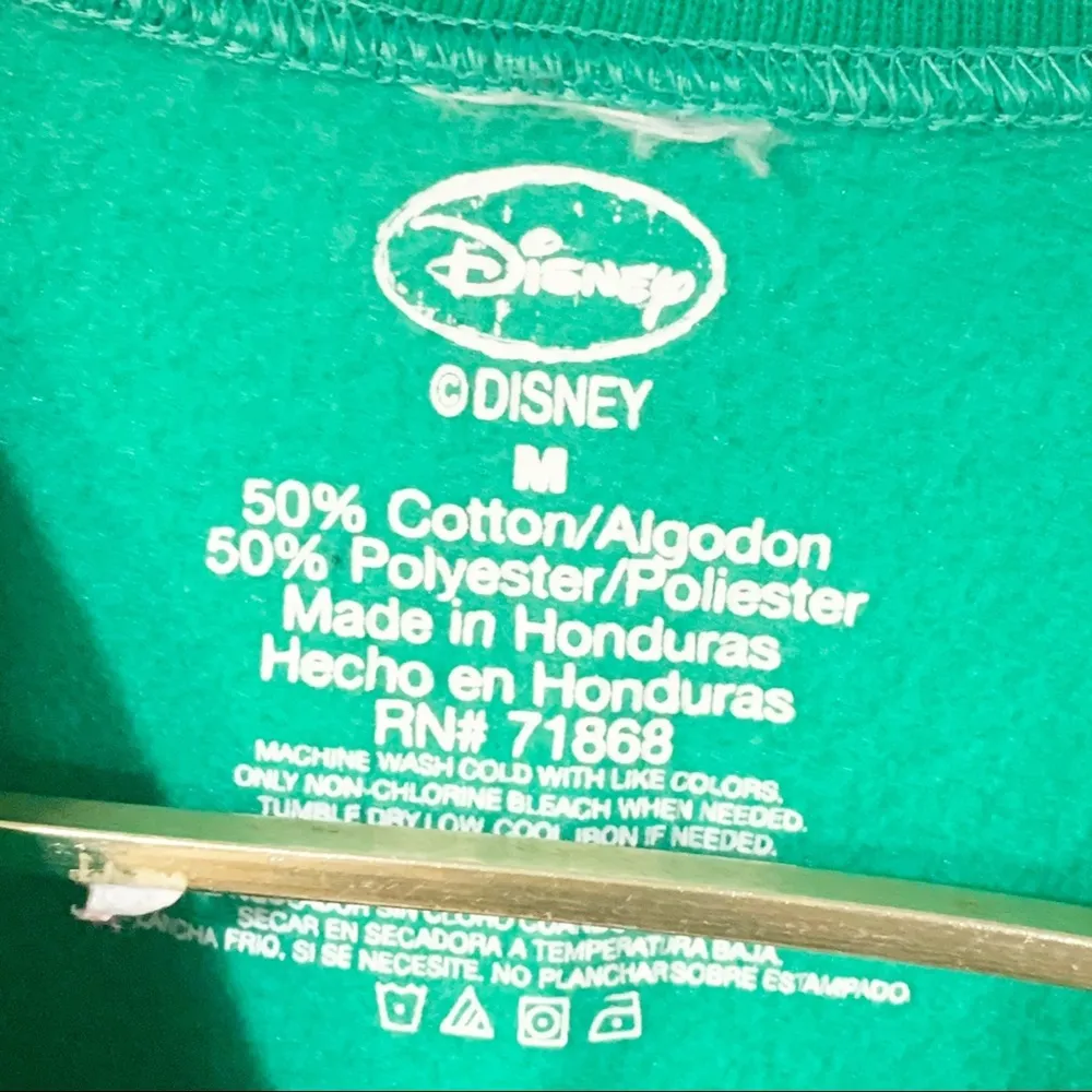 Disney Lion King Medium Green Crewneck Unisex Ugly Christmas Sweatshirt - Image 3