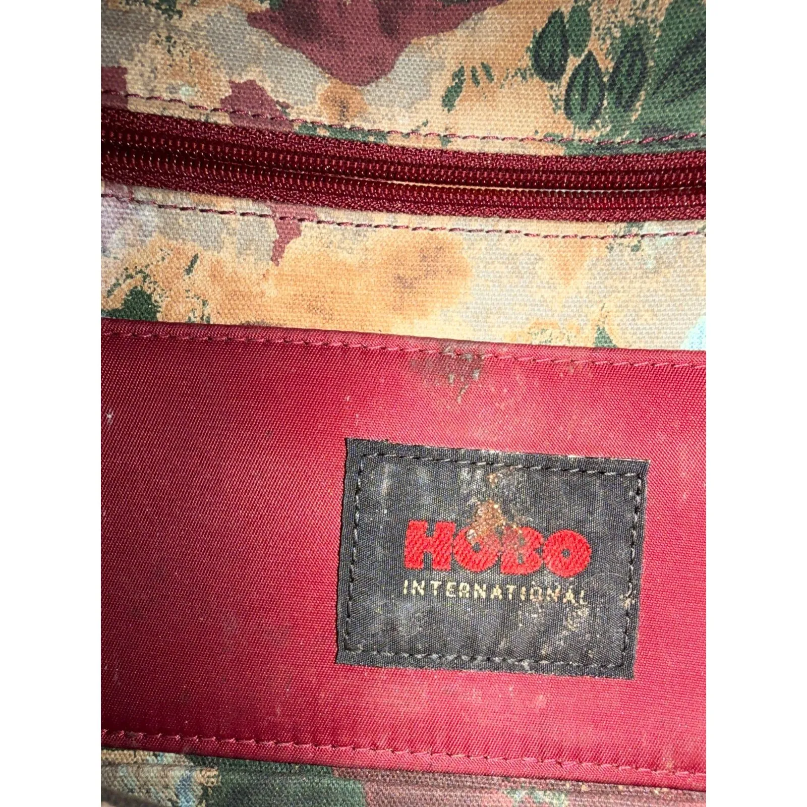 HOBO International Black Leather Ruffle Clutch Purse Handbag - Image 4