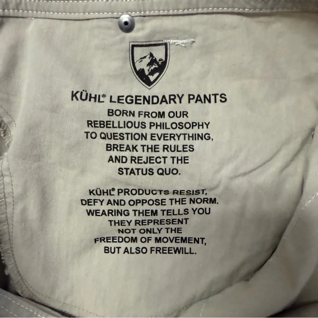 Kuhl Legendary Pants Women’s 12 Regular Khaki Utility Outdoor Hiking - Image 3