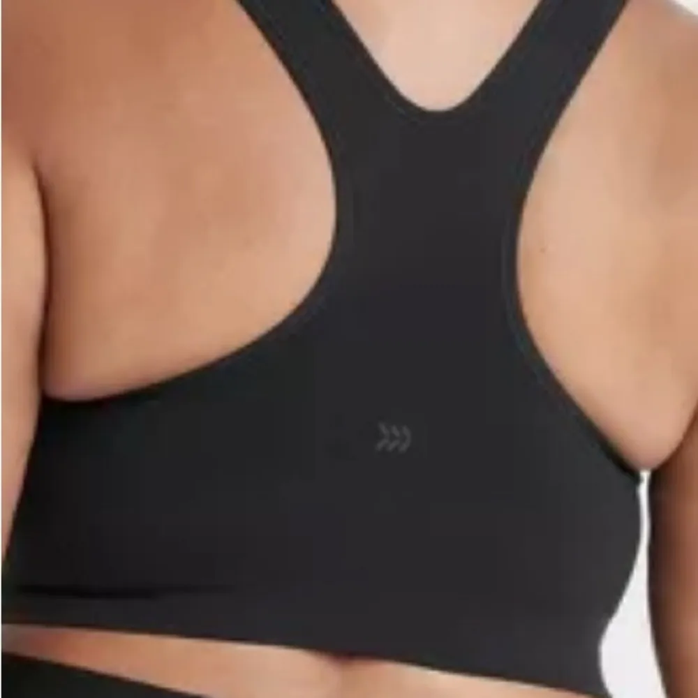 All in Motion Black Seamless Sports Bra with Racerback - Image 4