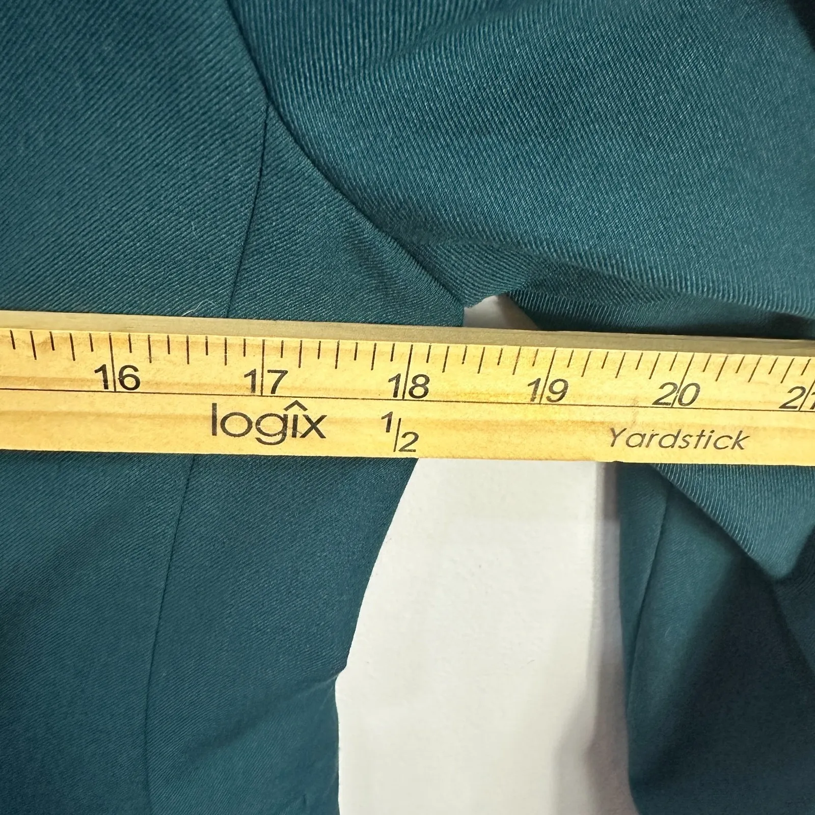 Ann Taylor Petite 6P Teal Double Breasted Blazer Career‎ Preppy Quiet Luxury - Image 7