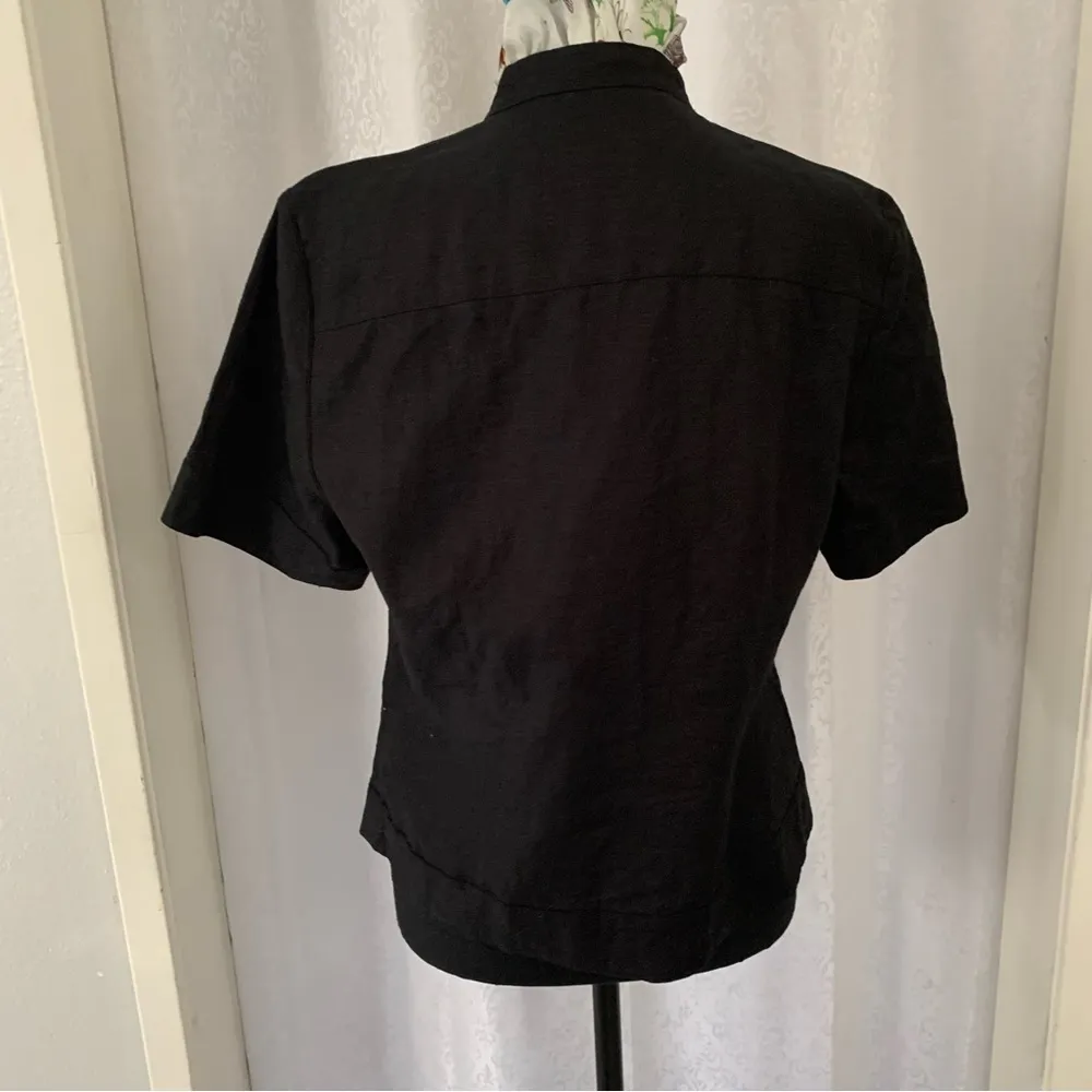 KENAR LINEN BLOUSE Sz:L - Image 5