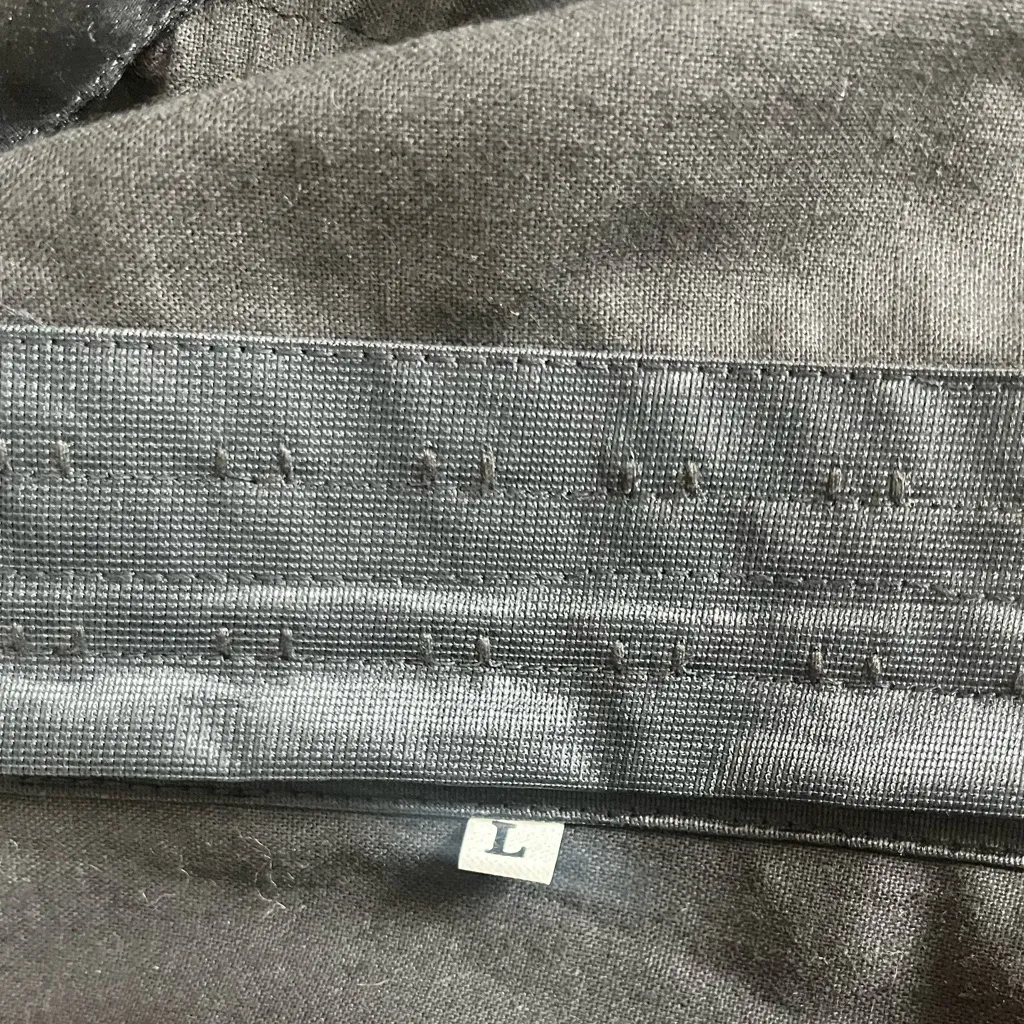 Vintage Black Beaded Bustier Top Hook‎ and Eye Closure Size Large - Image 6