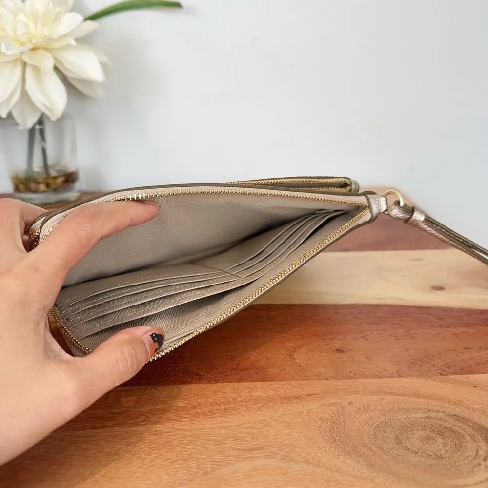 NWT Coach Fiona Zip Tote Bag and‎ Double Zip Wallet In Signature Canvas - Image 10