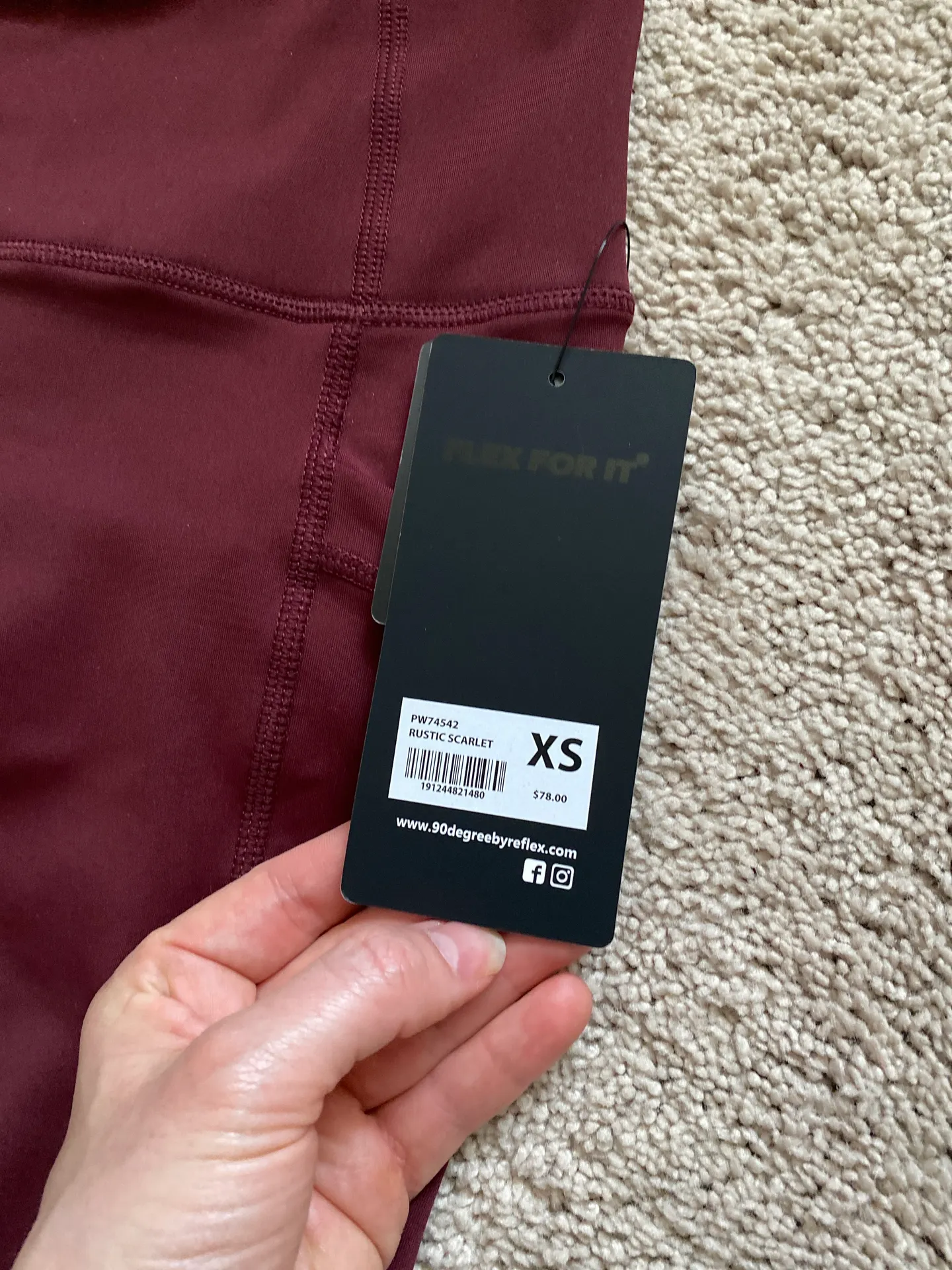 90 Degrees by Reflex Leggings - Image 2