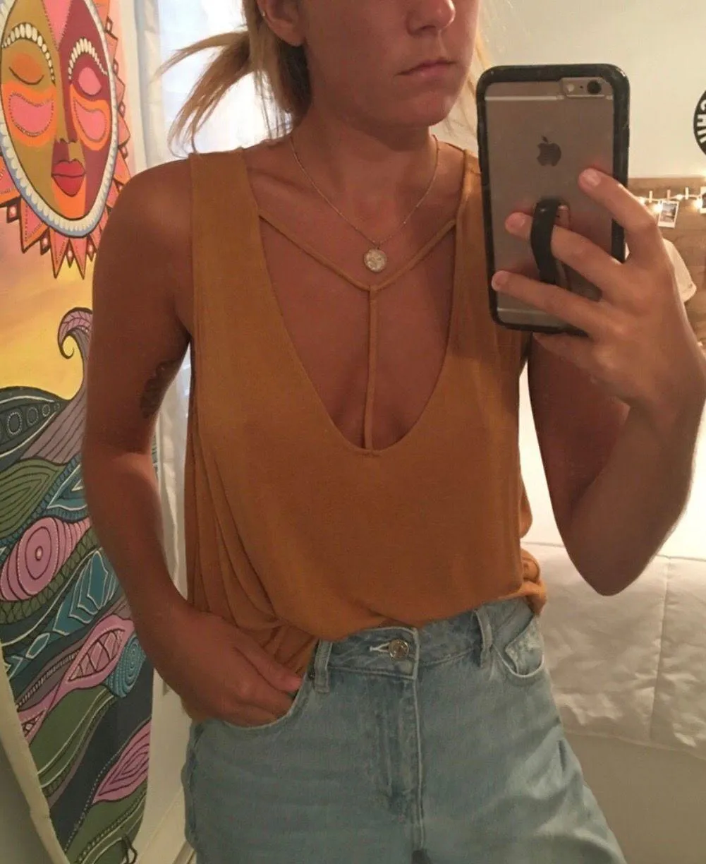 Forever 21 Contemporary Mustard Tank - Image 3