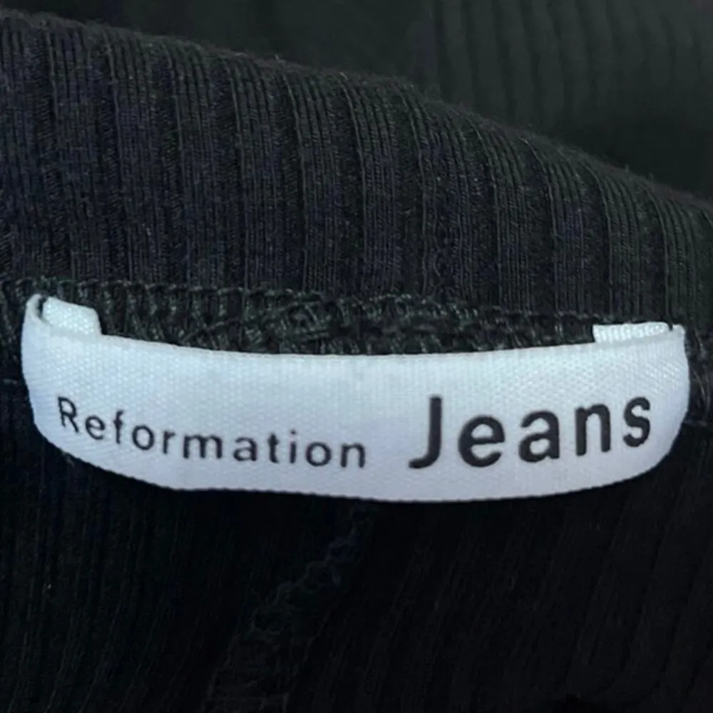 Reformation Maya Black Knit Long Sleeve Turtleneck A Line Mini Dress Size S - Image 8