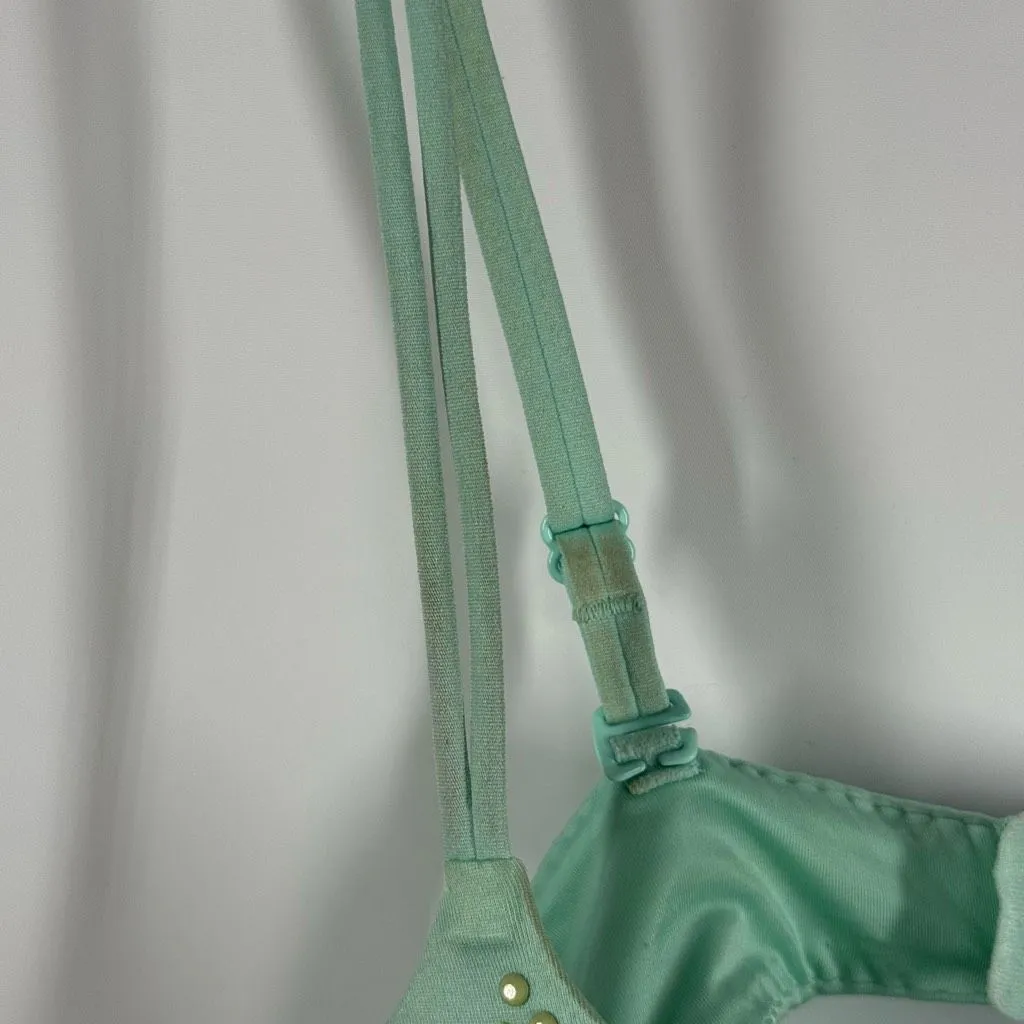 Victoria Secret very sexy mint green jewel trimmed push up bra size 34B - Image 3