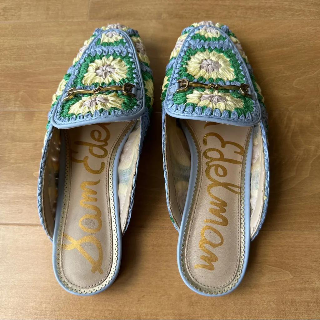 Sam Edelman Women’s Linnie Crochet Bit Mule, Summer Multi, Size 8.5 or 8 1/2 - Image 6