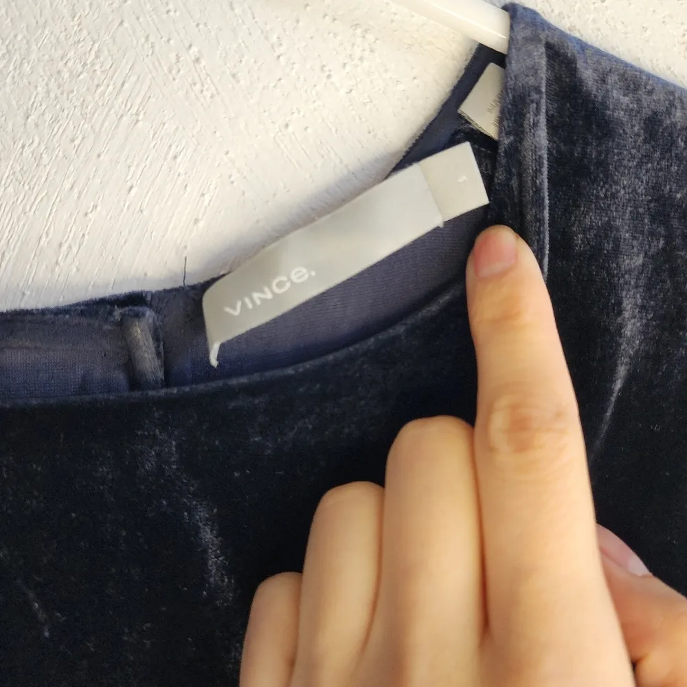 Vince Short Sleeve Velvet Top - Image 3