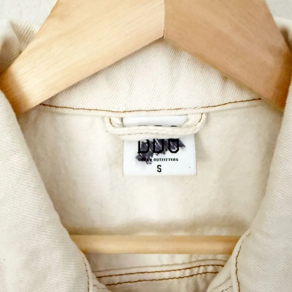 BDG x URBAN OUTFITTERS | Ivory Cream Ecru Jean Western Denim Jacket | Small - Image 7