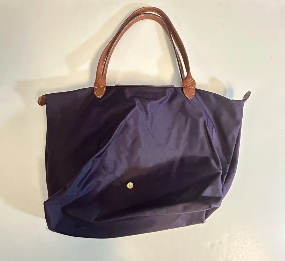 Longchamp  Le Pliage Large Shoulder Tote in Bilberry - Image 2