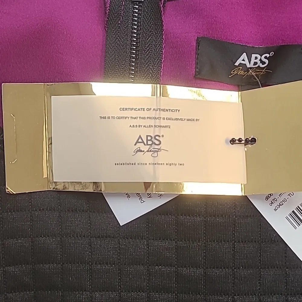 New With Tags A.B.S by Allen Schwartz Sleeveless Sheath Dress Size 14/16 - Image 8