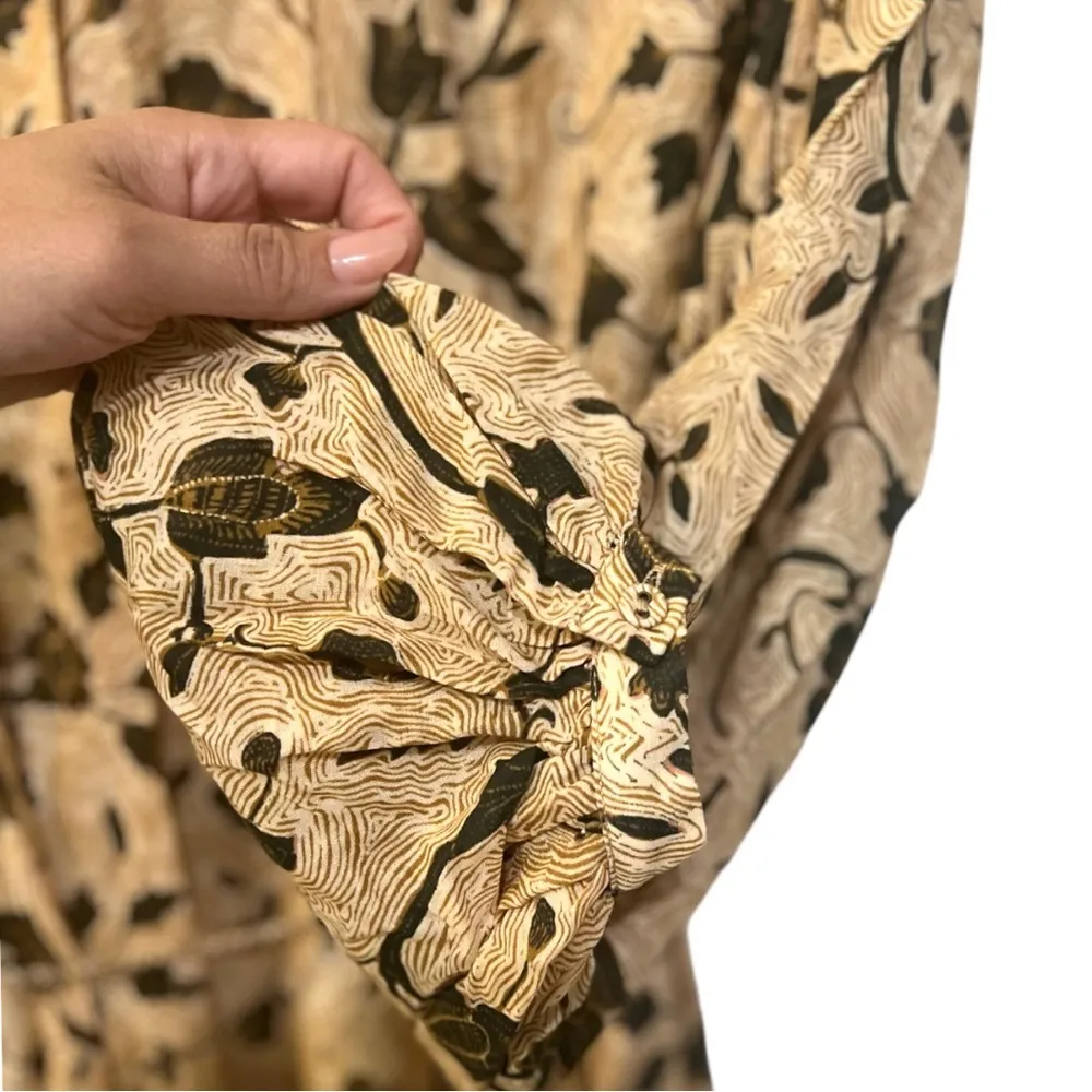 NWT ULLA JOHNSON Agadir Floral-Print Cotton-blend Voile Dress in Sol - Image 11