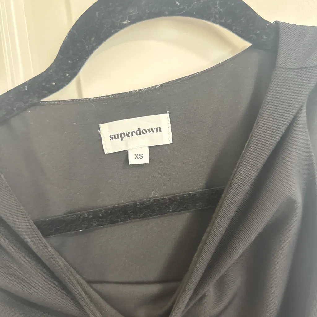 Superdown Black Backless Dress - Image 2