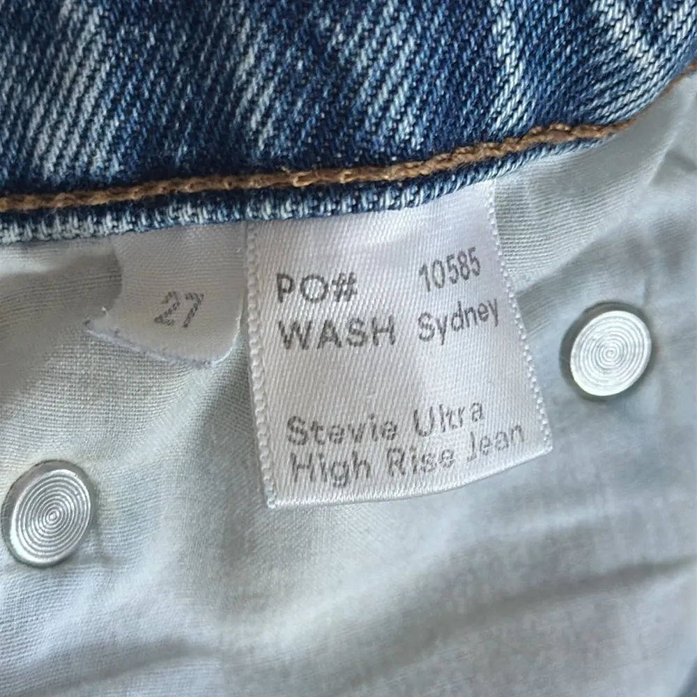 Reformation Stevie Ultra High Rise Jeans in Sydney Wash Sz 27 - Image 7