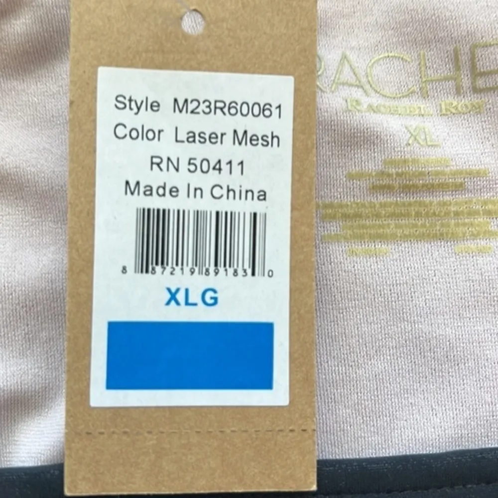 Rachel Roy Black Laser Mesh Bikini Bottoms Size XL NWT - Image 7