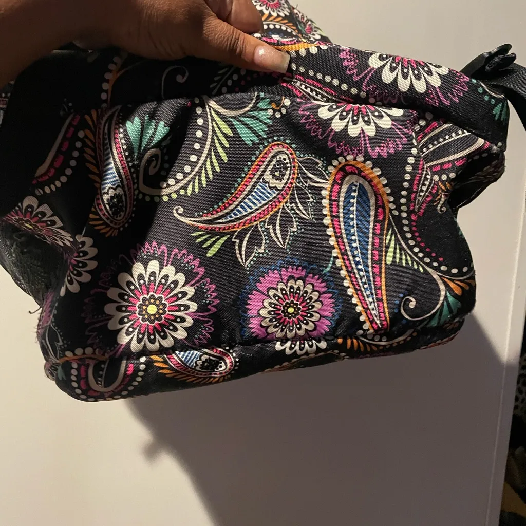 VERA BRADLEY Lighten Up Essential Backpack Bandana Swirl Pattern Computer Bag - Image 7