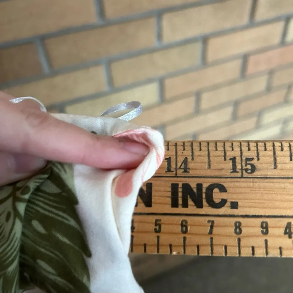 Sunny Island Hawaii Halter Midi Dress Floral Vacation Flowy Size Small White - Image 5