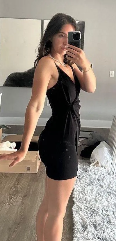 BCBG Little Black Dress Size XS - Image 3