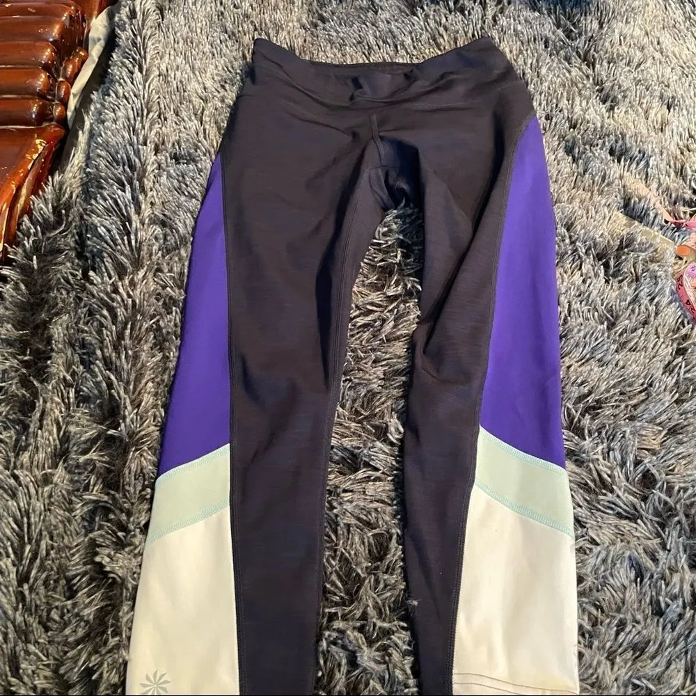 Athleta Colorblock Sonar Capri crop xs - Image 2