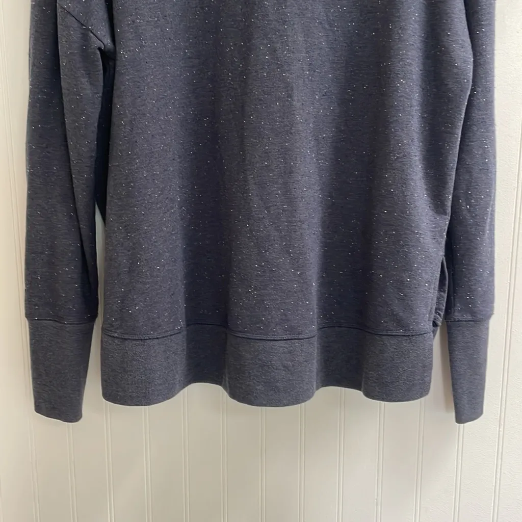ATHLETA Balance Pullover Crewneck Sweatshirt in Navy Multi Nep Size L - Image 10