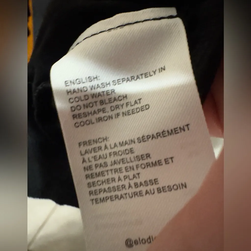 Elodie ruched long sleeve bodysuit black size large - Image 10