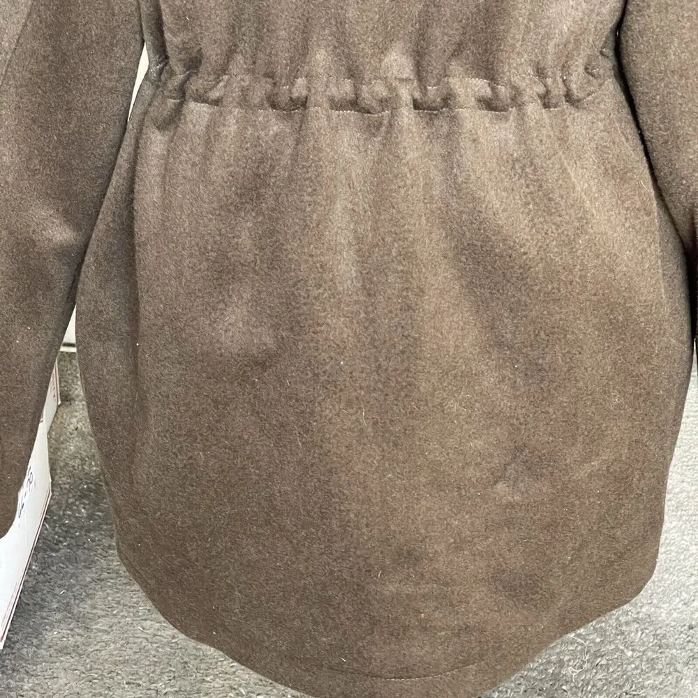 Han Kjobenhavn Women’s Coat Desk Jacket Sz Small Wool Blend Green Quiet Luxury - Image 8