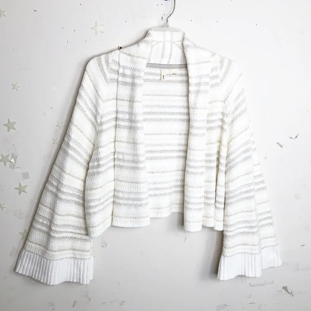 MOTH Anthropologie beige knit kimono sweater - Image 3