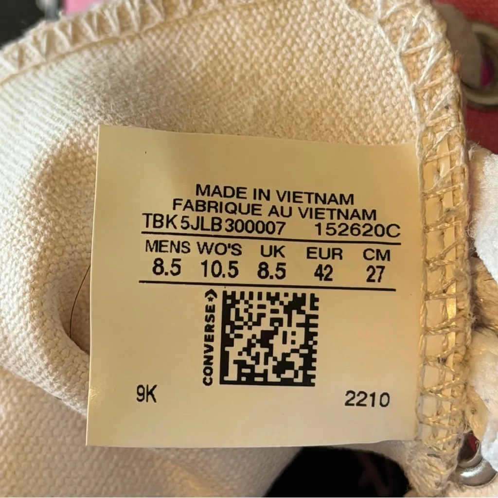 Converse All Star Chucks hightops Bubblegum Pink, Unisex Pink Size 10.5 - Image 2