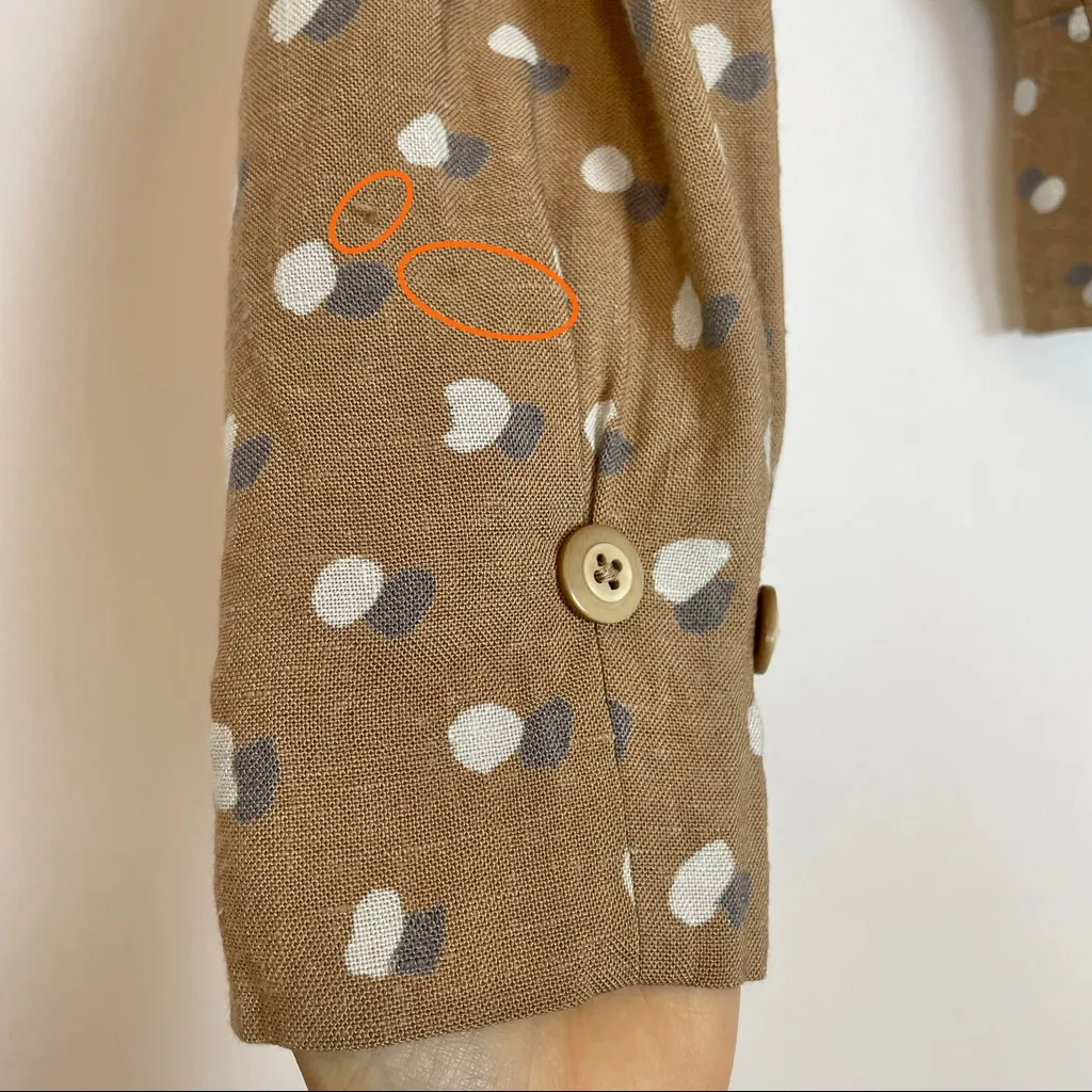 Asymmetrical Polka Dot Blazer Cropped Double - Image 6