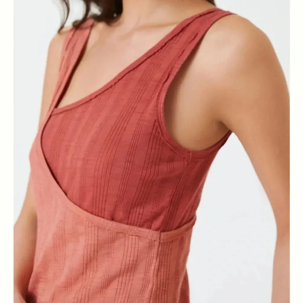 Pilcro Sustainable Dual Pink Two-Tone Tank Sz M - Image 3