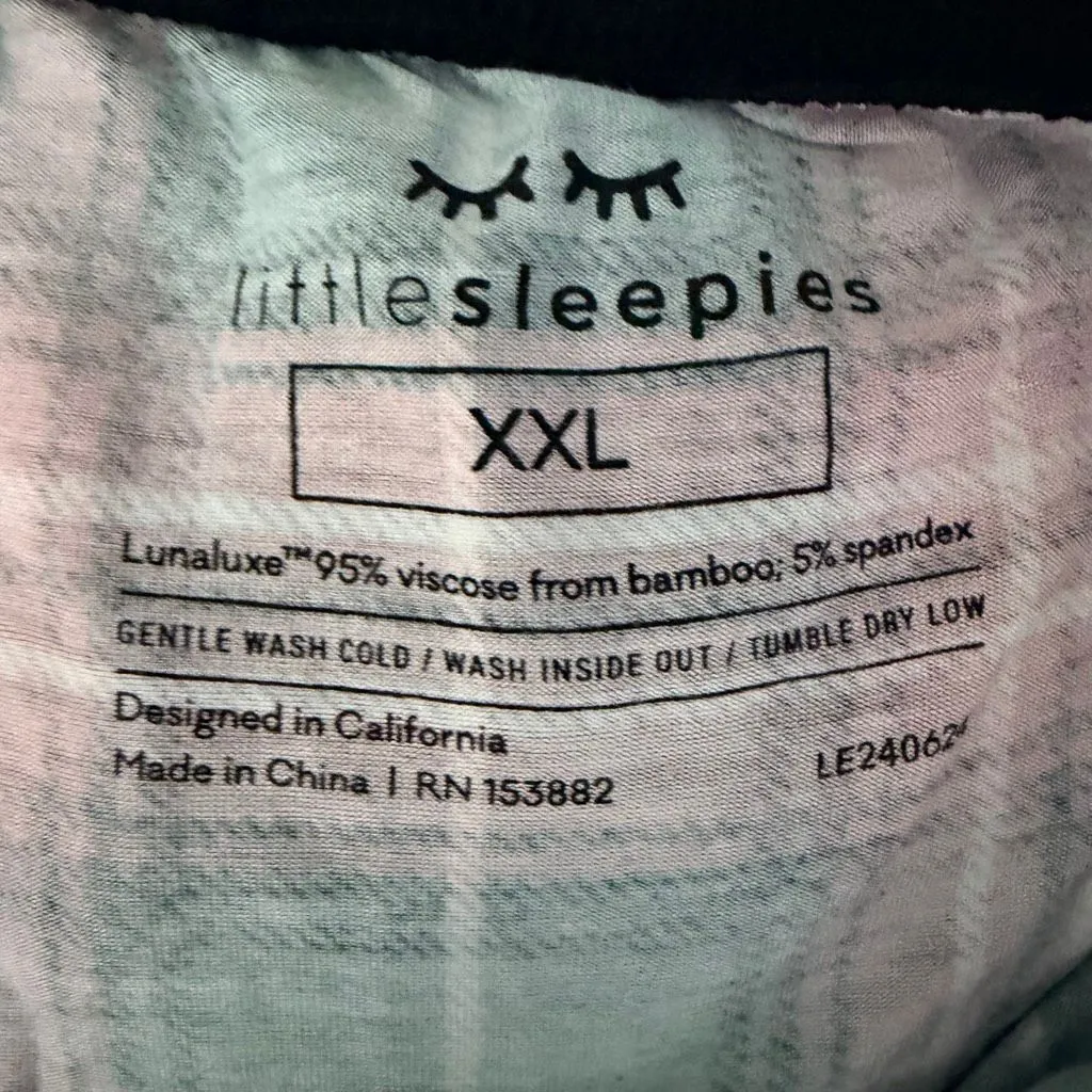 Little Sleepies Fireside Plaid Pajama Pants Women's Size XXL Red - Image 5