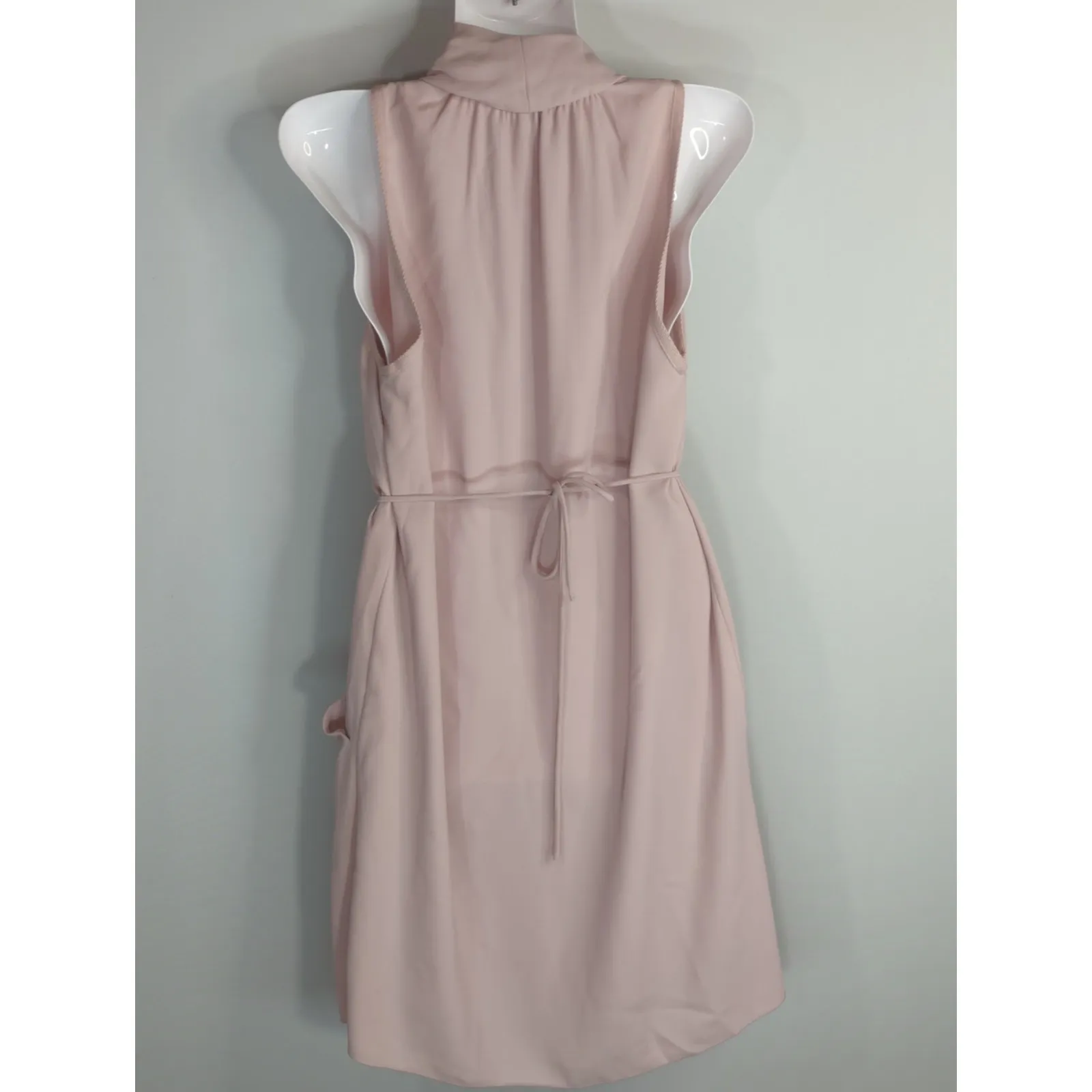 Aritzia Wilfred Blush Pink Sabine Faux Wrap Dress Womens Small Outdoor Causal‎ - Image 6