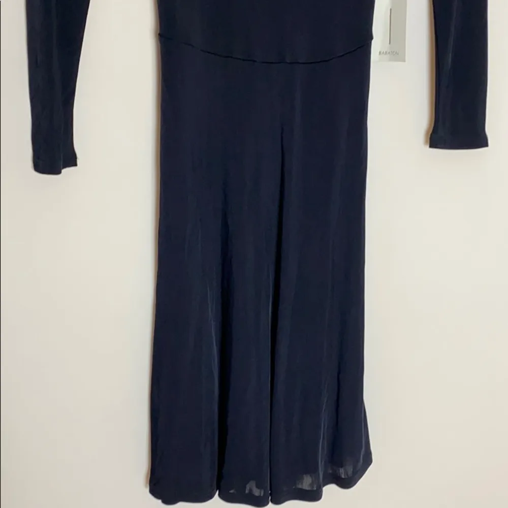 Babaton Aritzia Colby navy long sleeve dress XXS - Image 6