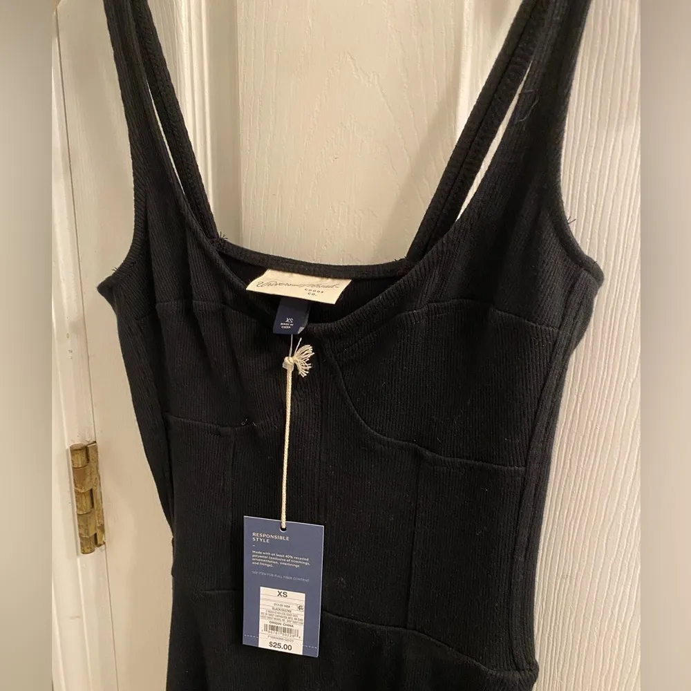 NWT!! Universal Thread Corset Knit Ribbed Dress in Black - Image 8
