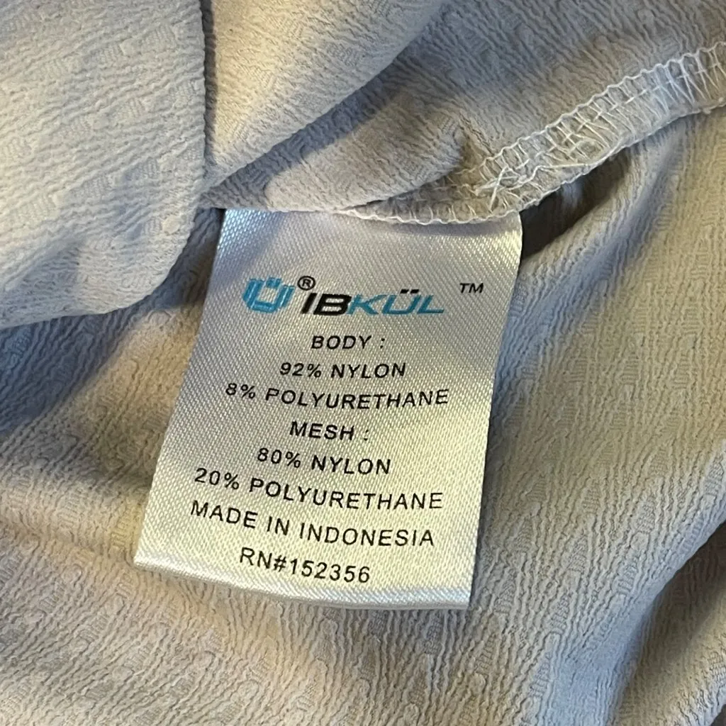 IBKÜL Long Sleeve Tee Women's Size XL Gray Textured UPF 50+ Athletic Dry Wicking - Image 8
