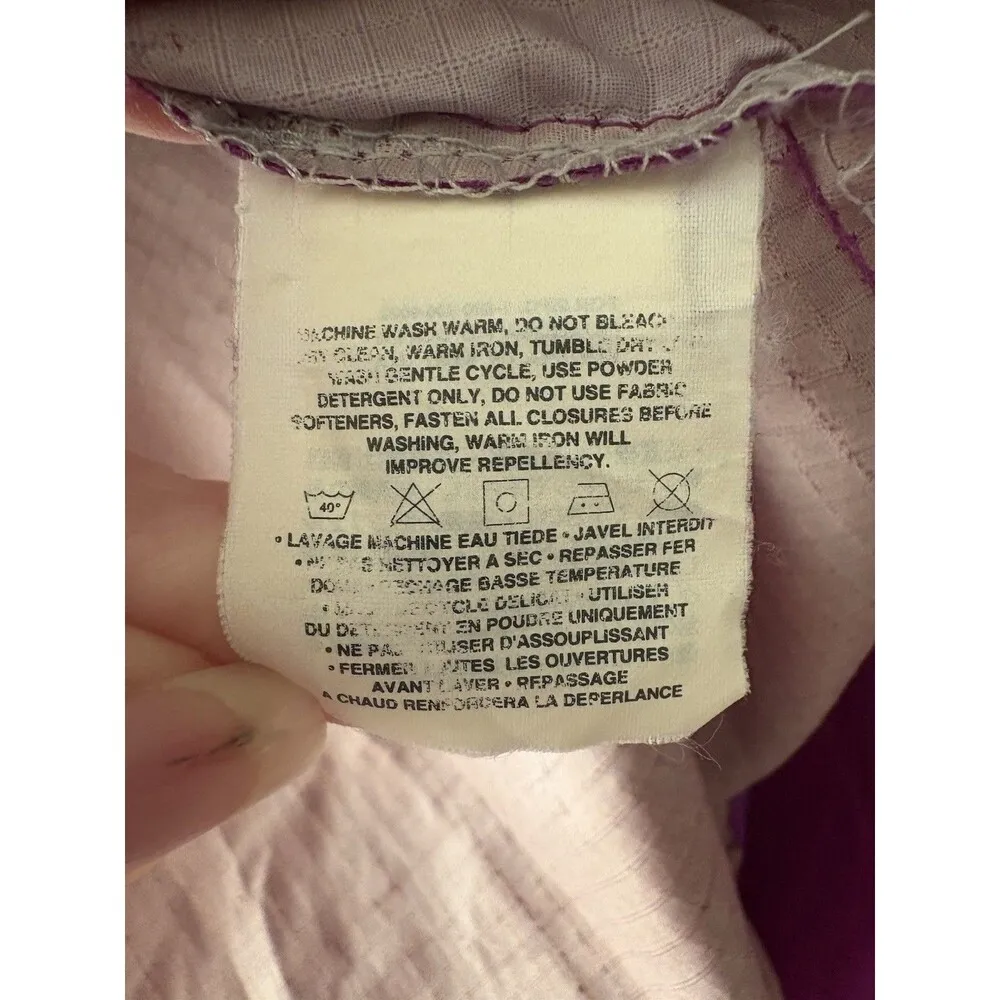 Vintage Patagonia Windbreaker Jacket Medium Purple Ripstop Lightweight ** - Image 12