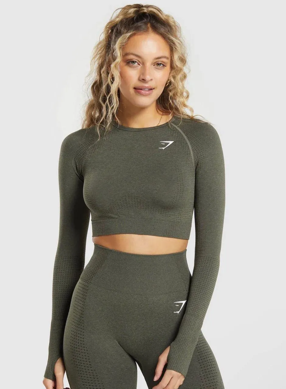 Vital Seamless Long Sleeve Crop Top - Image 3