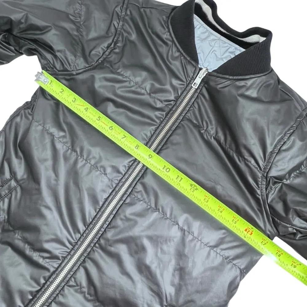 Athleta  Reflective Reversible Quilted Flash Bomber Jacket - Image 13