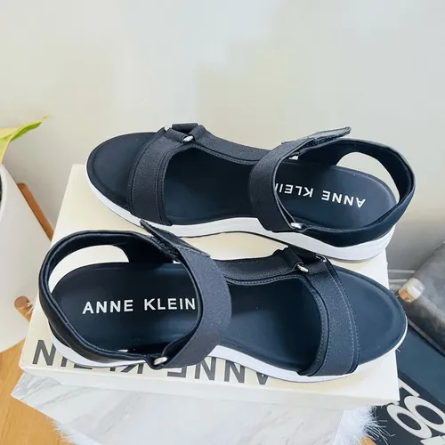 ANNE KLEIN Goldie Sport‎ Sneaker Sandal, Comfort Cushioned, Black, Size 11, NWT - Image 11