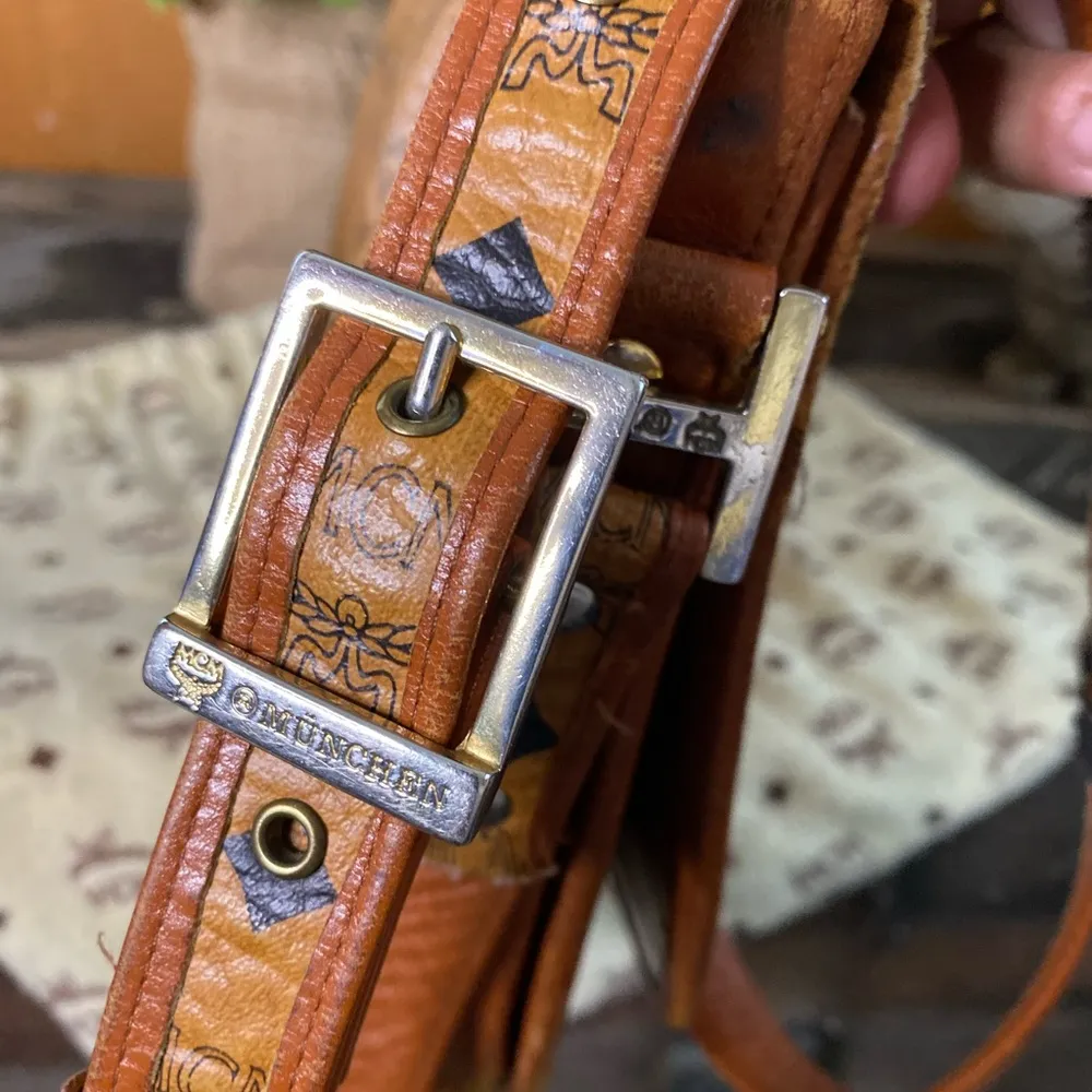 Authentic Vintage MCM Bag/Crossbody w/Clutch Wallet & Dust Bag - Image 8