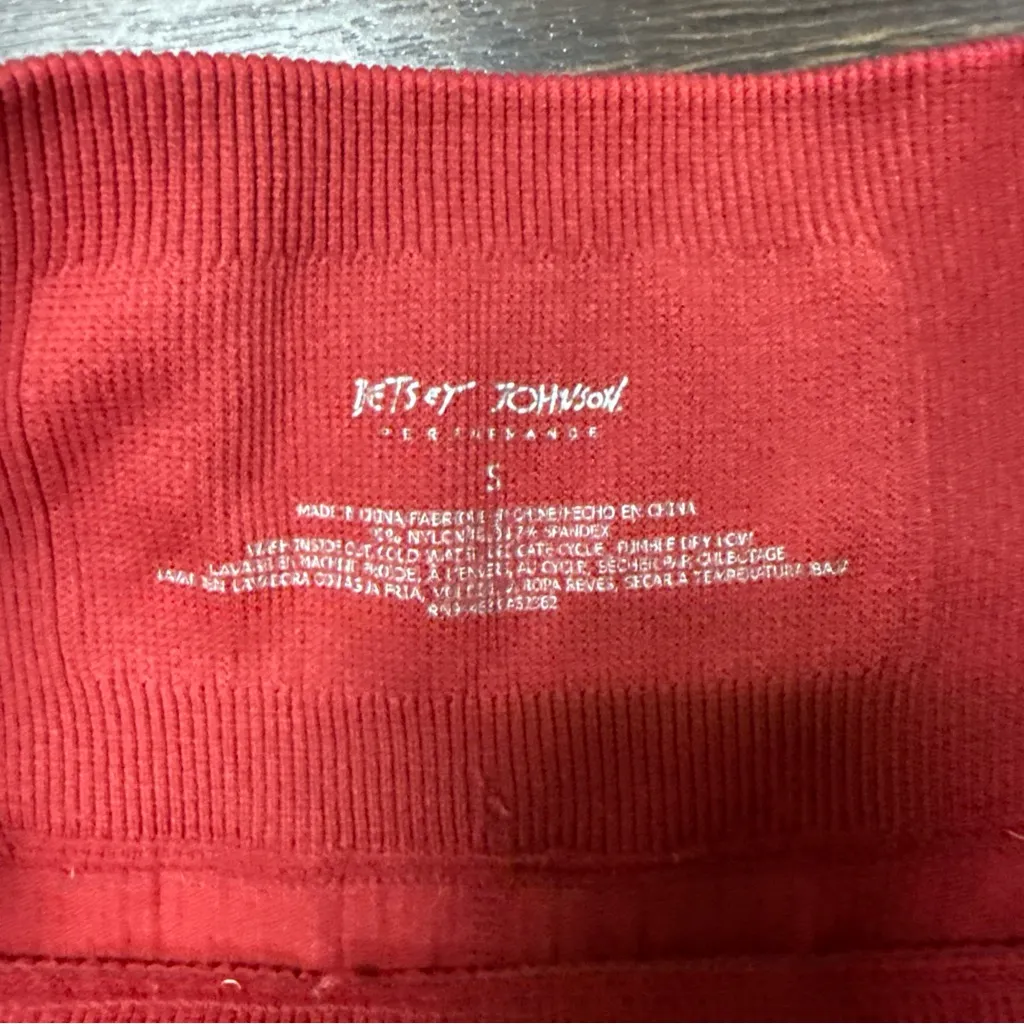 Betsey Johnson Vibrant red Leggings - Image 2