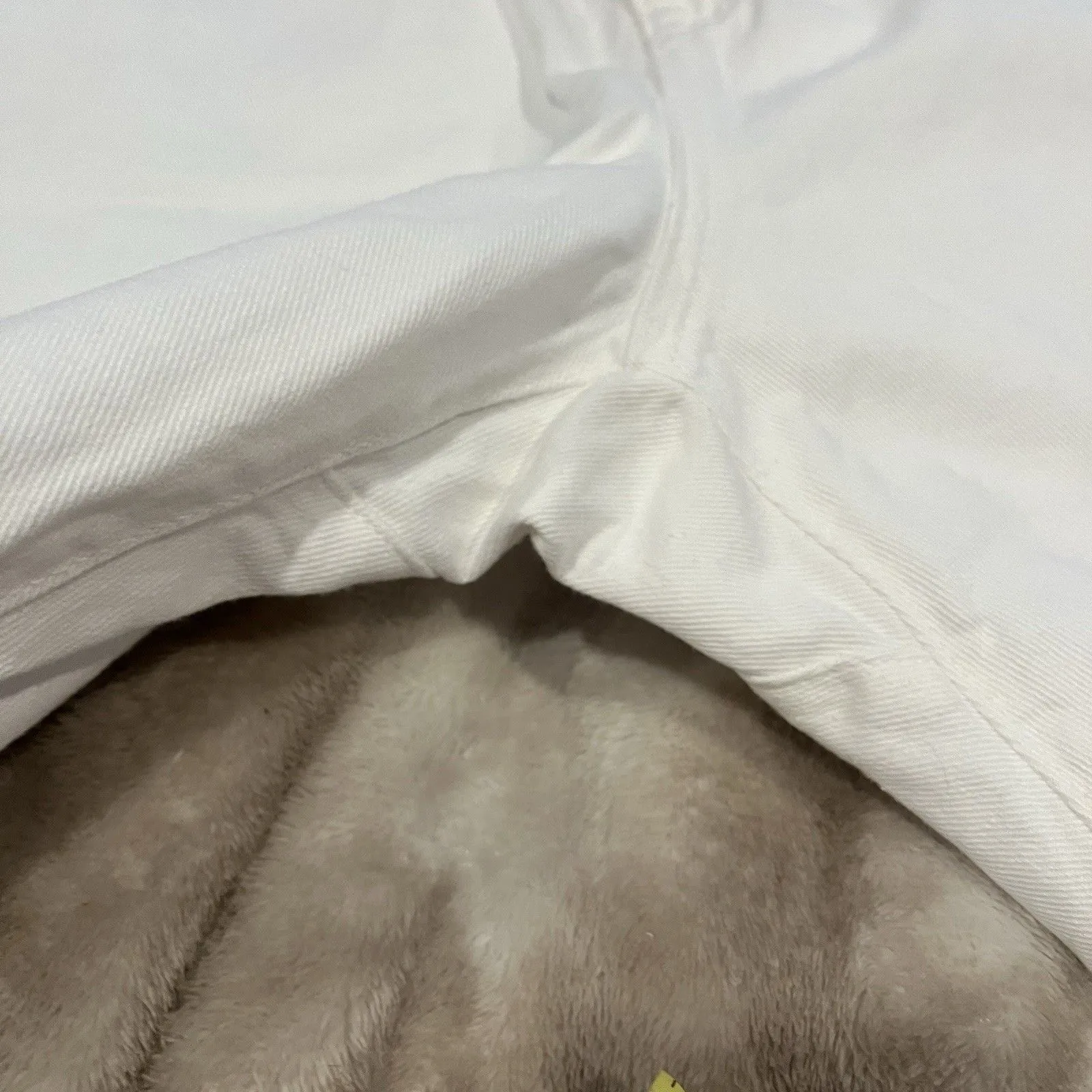 Zara Women's Size 10 White Baggy Fit Paperbag Ankle Jeans See Pics For Wear - Image 9