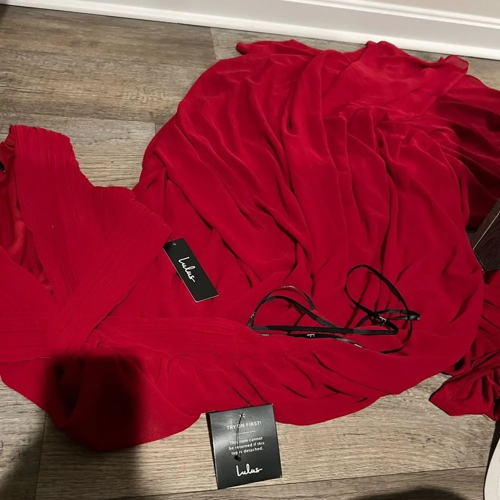 NWT Lulu’s vivid imagination dress M Red Size M - Image 12
