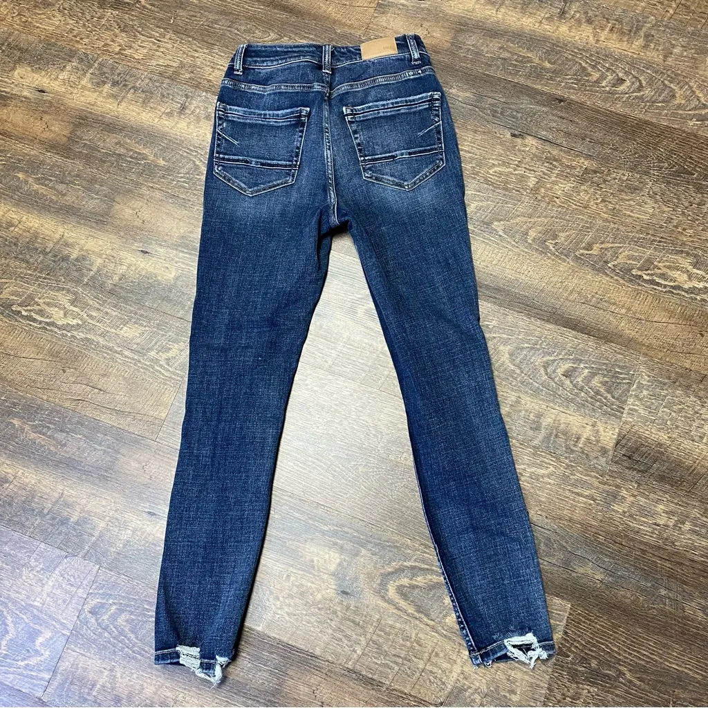 BKE Buckle Billie Slim Fit High Rise Ankle Skinny Jeans Womens 25x27 Distressed - Image 7