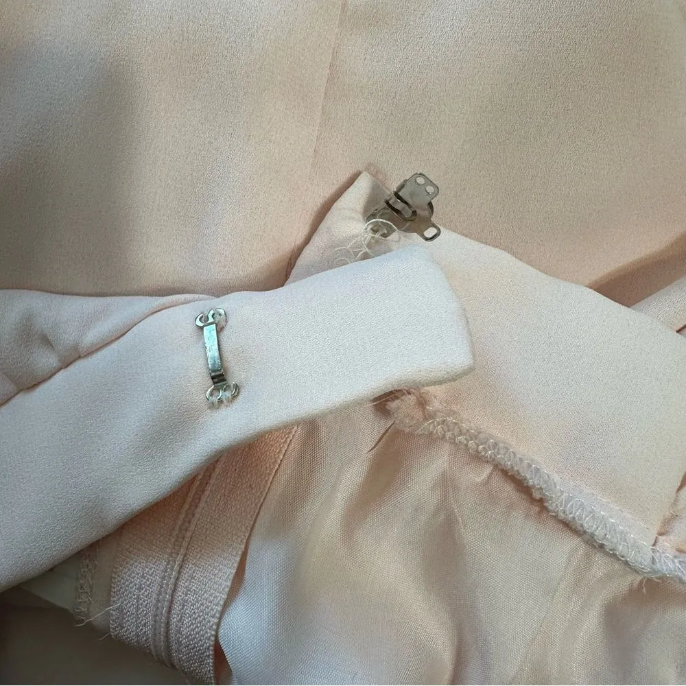 Vintage DEBORAH BOHANDY Evening Elite Pink Metallic Skirt and Jacket Suit Sz 8 - Image 12