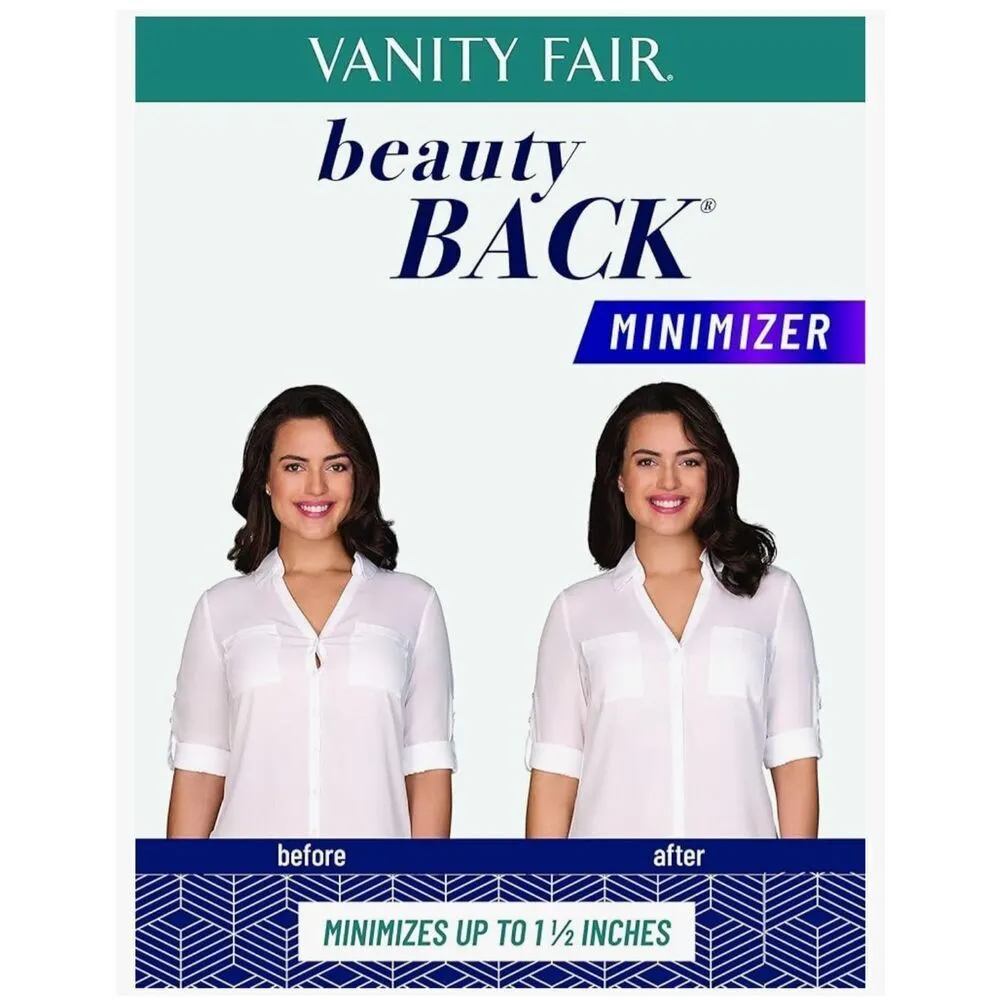 NEW Vanity Fair Back Smoothing Minimizer Bra Non Padded 38H - Image 7